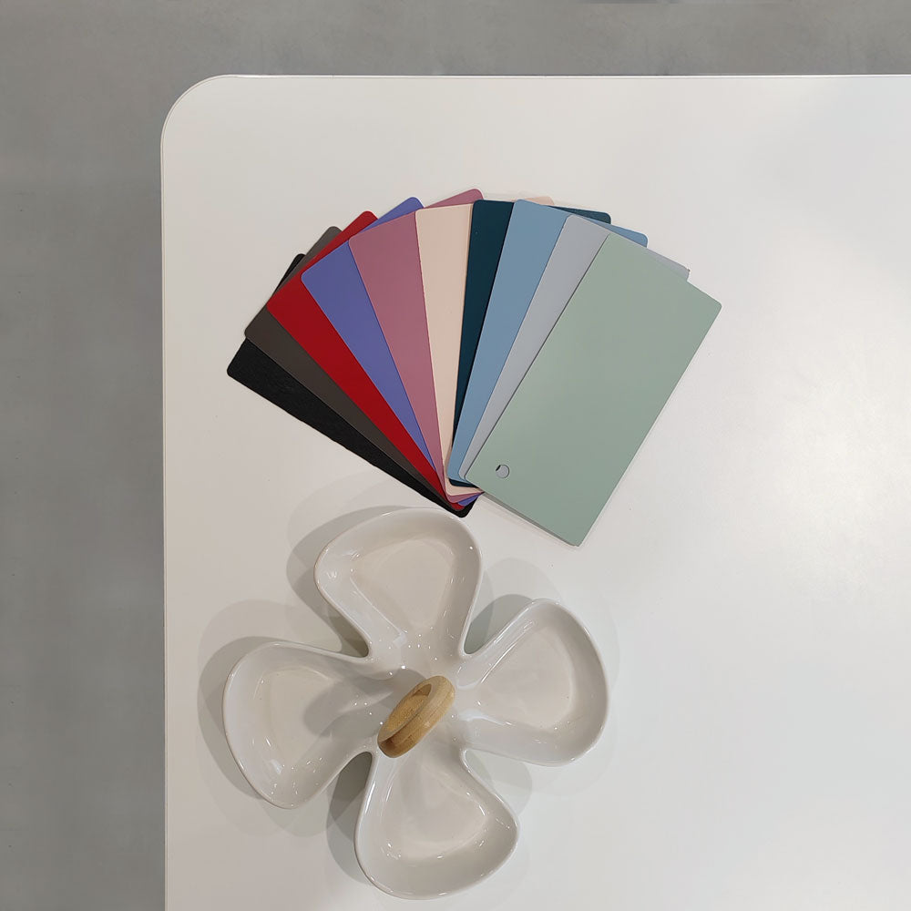 plateau de table sur mesure décor blanc pour restaurant Restootab