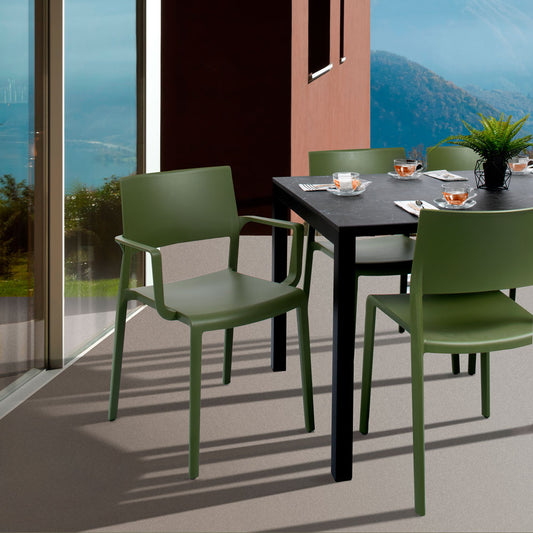 Fauteuil de restaurant LILIBET – mobilier extérieur terrasse RestooTab