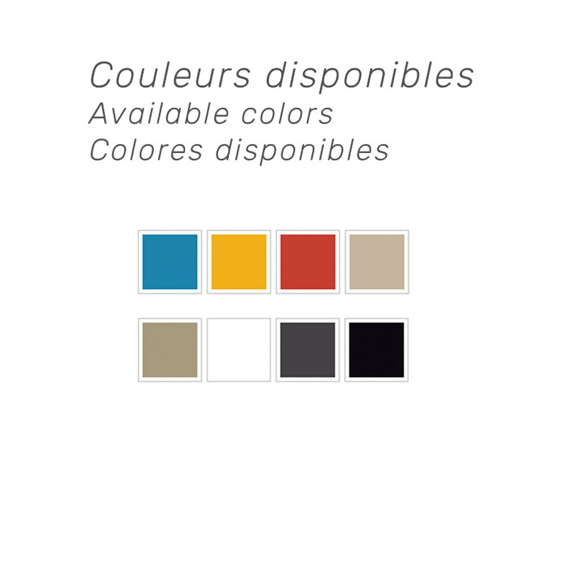 Couleurs disponibles pour les fauteuils de restaurant MINUSH – mobilier extérieur terrasse RestooTab
