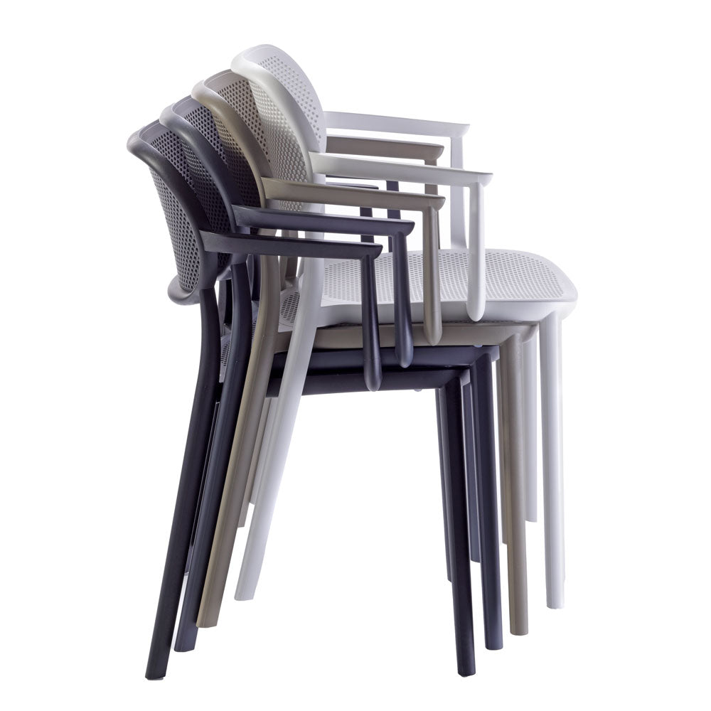 Fauteuil de restaurant NUTA - mobilier extérieur terrasse RestooTab