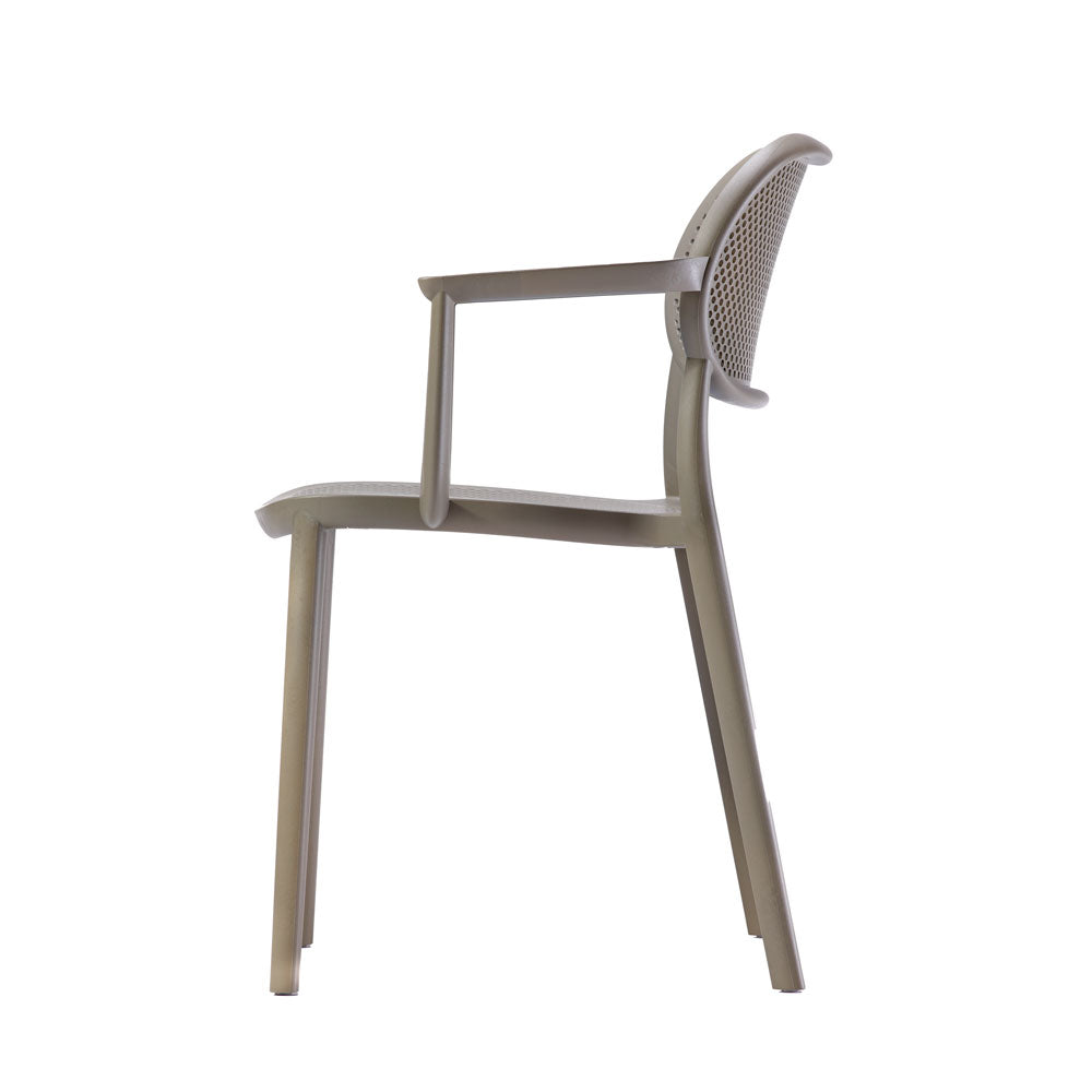 Fauteuil de restaurant NUTA - mobilier extérieur terrasse RestooTab