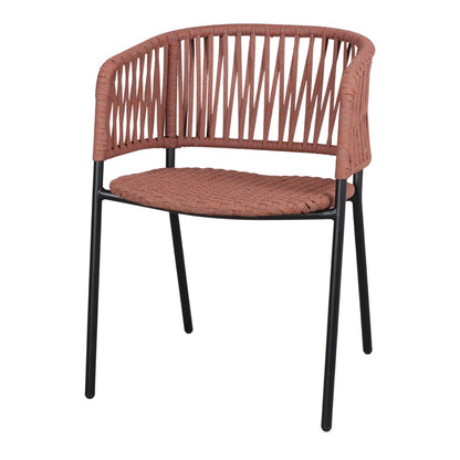 Chaise tapissée style contemporain, idéale pour brasseries et restaurants. Conçue pour un usage professionnel en intérieur.