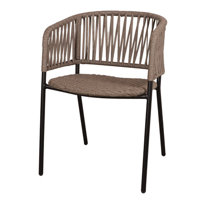 Chaise tapissée style contemporain, idéale pour brasseries et restaurants. Conçue pour un usage professionnel en intérieur.