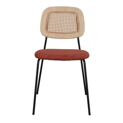 Chaise tapissée style contemporain, idéale pour brasseries et restaurants. Conçue pour un usage professionnel en intérieur.
