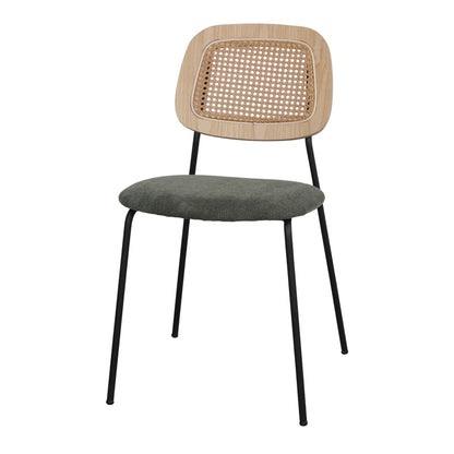 Chaise tapissée style contemporain, idéale pour brasseries et restaurants. Conçue pour un usage professionnel en intérieur.