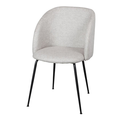 Chaise tapissée style contemporain, idéale pour brasseries et restaurants. Conçue pour un usage professionnel en intérieur.