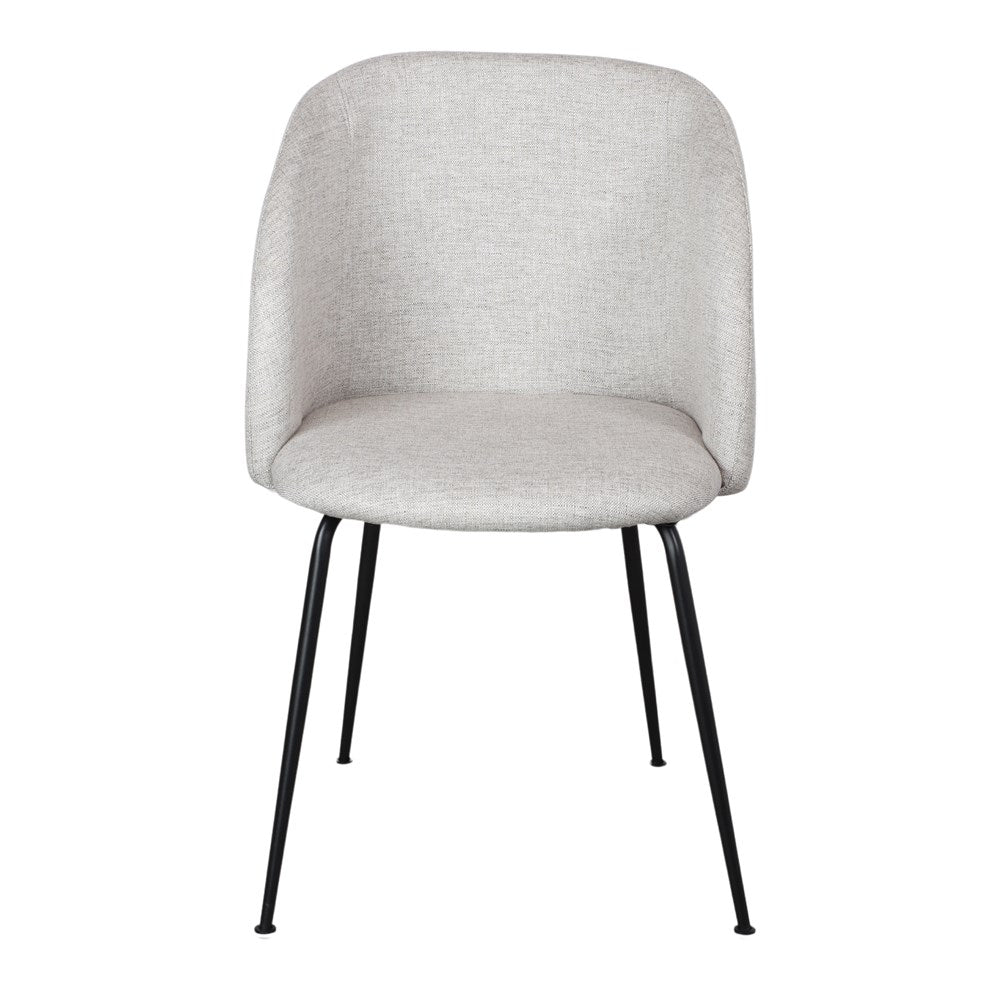 Chaise tapissée style contemporain, idéale pour brasseries et restaurants. Conçue pour un usage professionnel en intérieur.