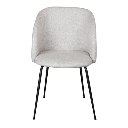 Chaise tapissée style contemporain, idéale pour brasseries et restaurants. Conçue pour un usage professionnel en intérieur.