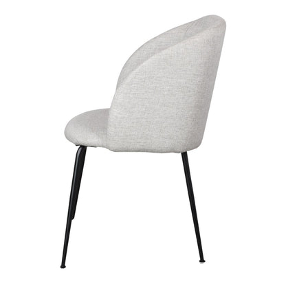 Chaise tapissée style contemporain, idéale pour brasseries et restaurants. Conçue pour un usage professionnel en intérieur.