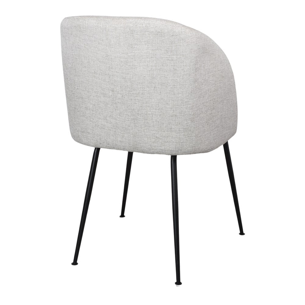 Chaise tapissée style contemporain, idéale pour brasseries et restaurants. Conçue pour un usage professionnel en intérieur.