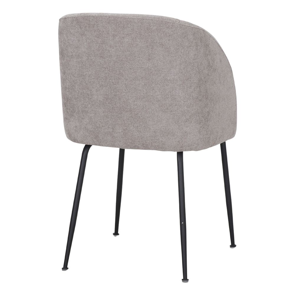 Chaise tapissée style contemporain, idéale pour brasseries et restaurants. Conçue pour un usage professionnel en intérieur.