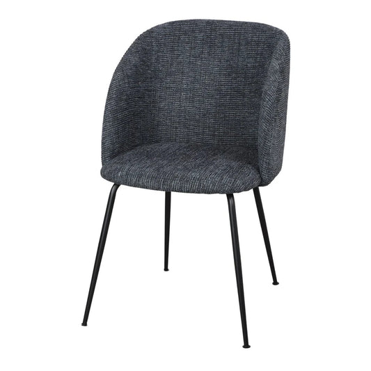 Chaise tapissée style contemporain, idéale pour brasseries et restaurants. Conçue pour un usage professionnel en intérieur.