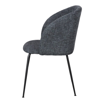 Chaise tapissée style contemporain, idéale pour brasseries et restaurants. Conçue pour un usage professionnel en intérieur.