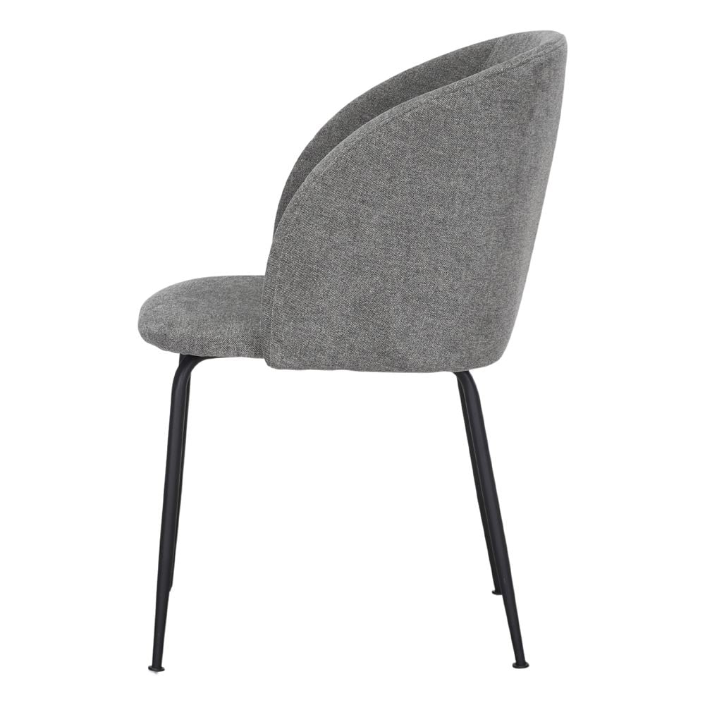 Chaise tapissée style contemporain, idéale pour brasseries et restaurants. Conçue pour un usage professionnel en intérieur.