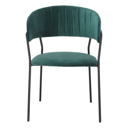 Chaise tapissée style contemporain, idéale pour brasseries et restaurants. Conçue pour un usage professionnel en intérieur.