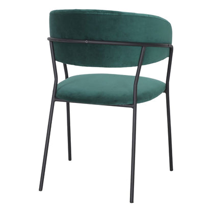 Chaise tapissée style contemporain, idéale pour brasseries et restaurants. Conçue pour un usage professionnel en intérieur.