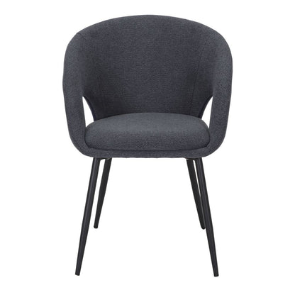 Chaise tapissée style contemporain, idéale pour brasseries et restaurants. Conçue pour un usage professionnel en intérieur.