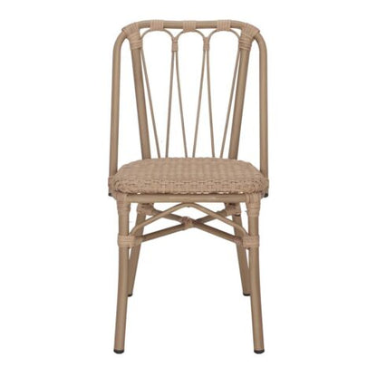 Chaise tapissée style contemporain, idéale pour brasseries et restaurants. Conçue pour un usage professionnel en intérieur.