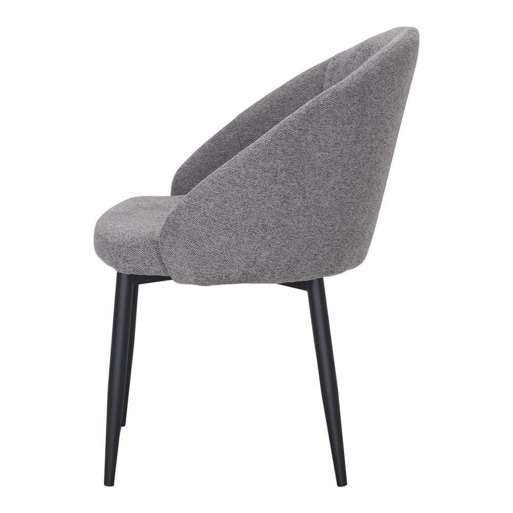 Chaise tapissée style contemporain, idéale pour brasseries et restaurants. Conçue pour un usage professionnel en intérieur.