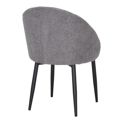 Chaise tapissée style contemporain, idéale pour brasseries et restaurants. Conçue pour un usage professionnel en intérieur.