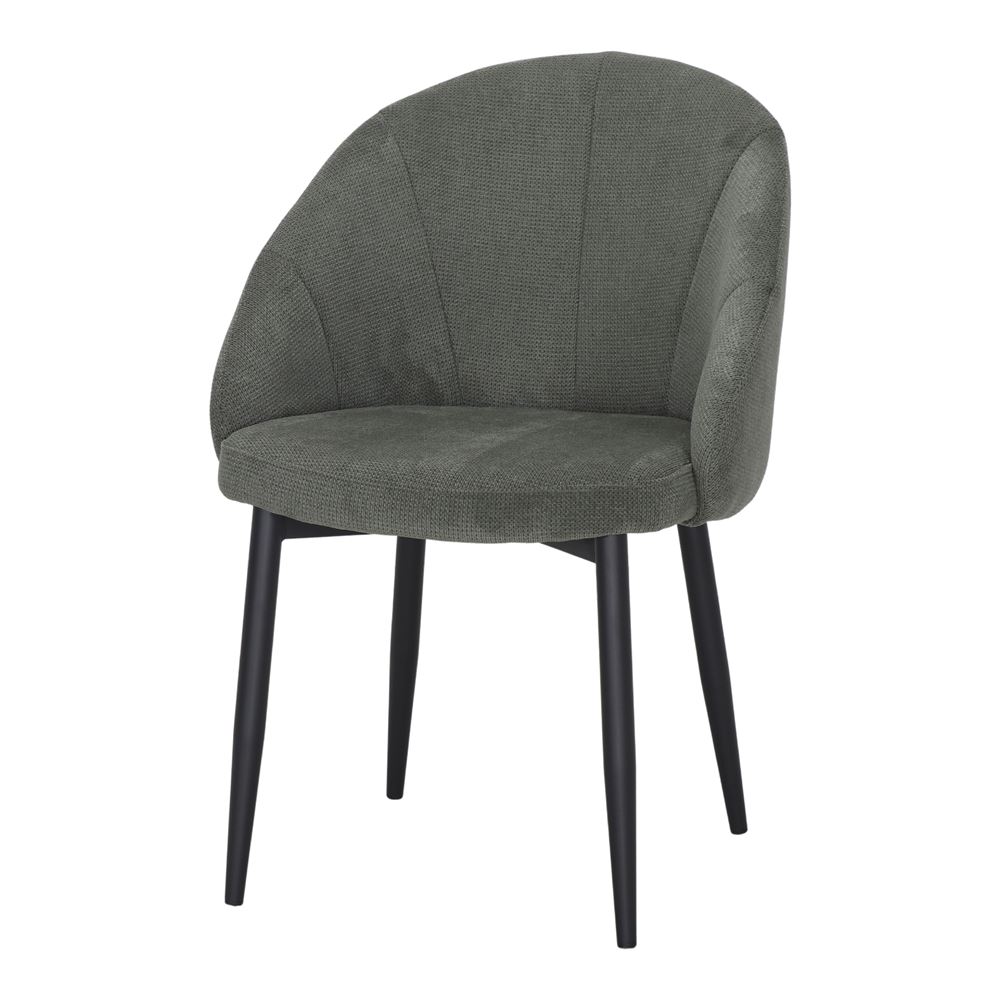 Chaise tapissée style contemporain, idéale pour brasseries et restaurants. Conçue pour un usage professionnel en intérieur.