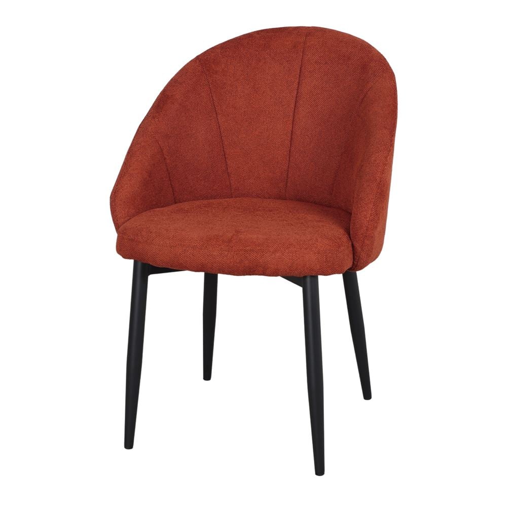 Chaise tapissée style contemporain, idéale pour brasseries et restaurants. Conçue pour un usage professionnel en intérieur.
