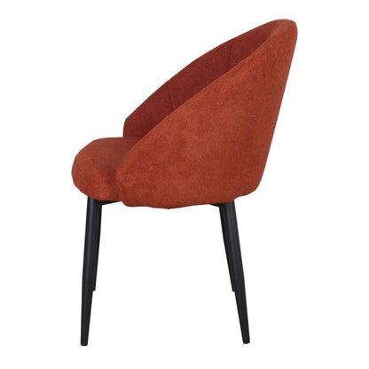 Chaise tapissée style contemporain, idéale pour brasseries et restaurants. Conçue pour un usage professionnel en intérieur.