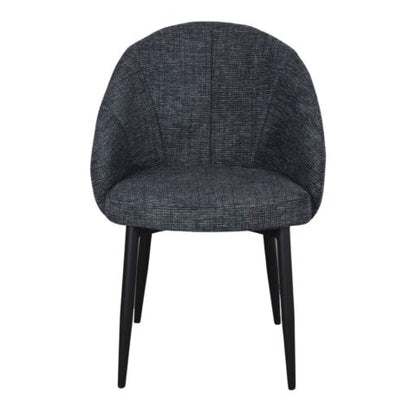 Chaise tapissée style contemporain, idéale pour brasseries et restaurants. Conçue pour un usage professionnel en intérieur.