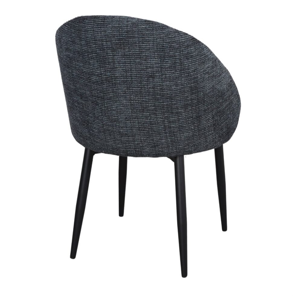 Chaise tapissée style contemporain, idéale pour brasseries et restaurants. Conçue pour un usage professionnel en intérieur.