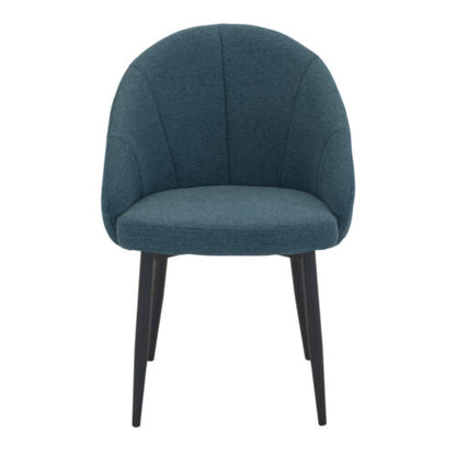 Chaise tapissée style contemporain, idéale pour brasseries et restaurants. Conçue pour un usage professionnel en intérieur.