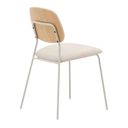 Chaise tapissée style contemporain, idéale pour brasseries et restaurants. Conçue pour un usage professionnel en intérieur.
