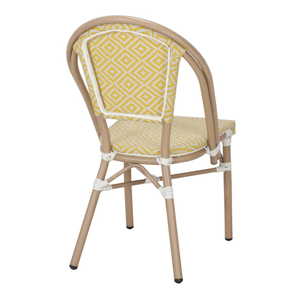 Chaise tapissée style contemporain, idéale pour brasseries et restaurants. Conçue pour un usage professionnel en intérieur.