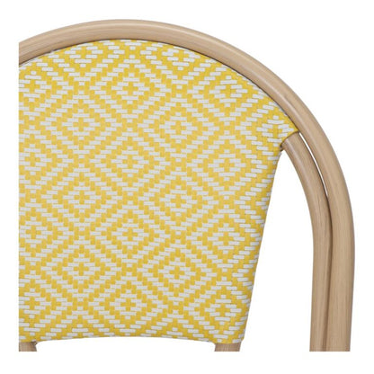 Chaise tapissée style contemporain, idéale pour brasseries et restaurants. Conçue pour un usage professionnel en intérieur.