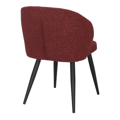 Chaise tapissée style contemporain, idéale pour brasseries et restaurants. Conçue pour un usage professionnel en intérieur.