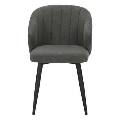Chaise tapissée style contemporain, idéale pour brasseries et restaurants. Conçue pour un usage professionnel en intérieur.