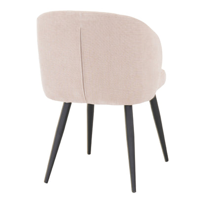 Chaise tapissée style contemporain, idéale pour brasseries et restaurants. Conçue pour un usage professionnel en intérieur.