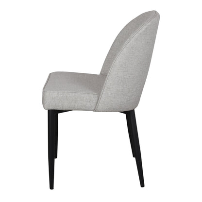 Chaise tapissée style contemporain, idéale pour brasseries et restaurants. Conçue pour un usage professionnel en intérieur.