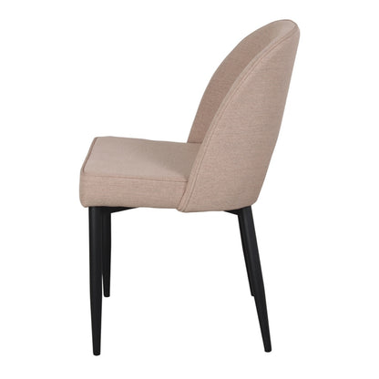 Chaise tapissée style contemporain, idéale pour brasseries et restaurants. Conçue pour un usage professionnel en intérieur.