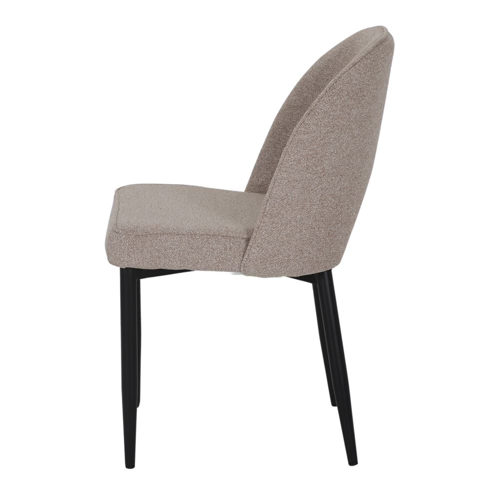 Chaise tapissée style contemporain, idéale pour brasseries et restaurants. Conçue pour un usage professionnel en intérieur.