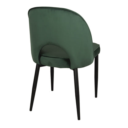 Chaise tapissée style contemporain, idéale pour brasseries et restaurants. Conçue pour un usage professionnel en intérieur.