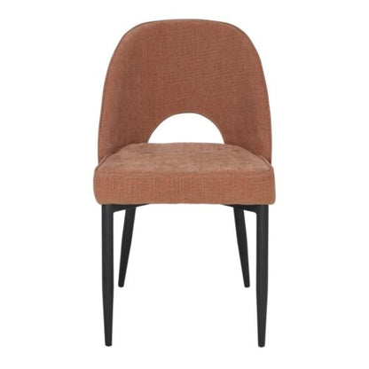 Chaise tapissée style contemporain, idéale pour brasseries et restaurants. Conçue pour un usage professionnel en intérieur.