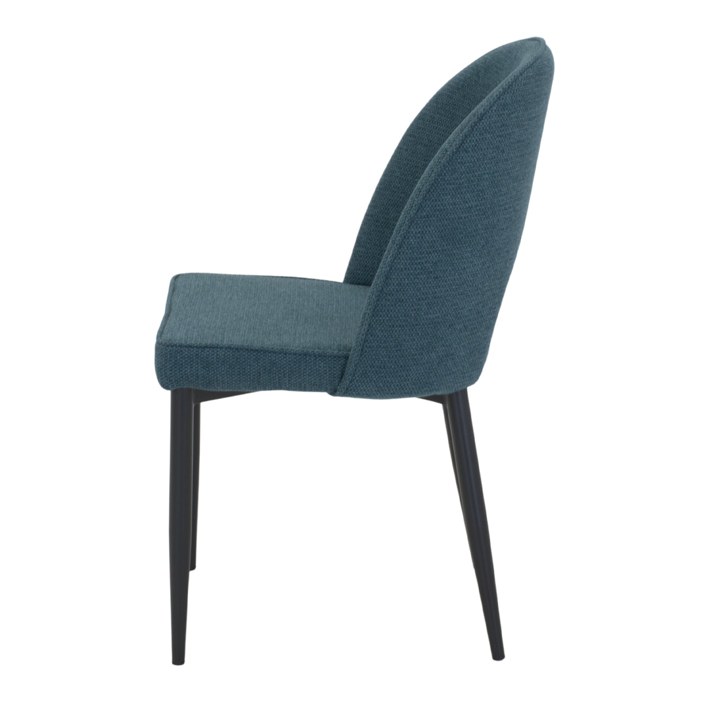 Chaise tapissée style contemporain, idéale pour brasseries et restaurants. Conçue pour un usage professionnel en intérieur.
