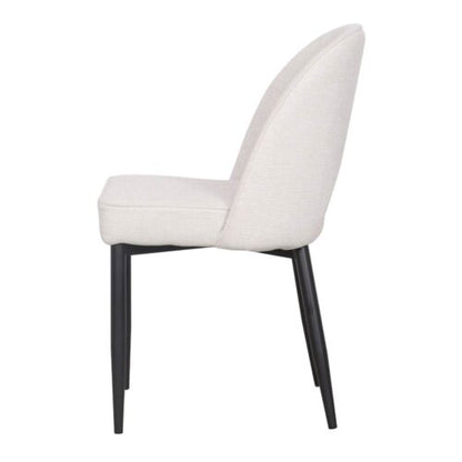Chaise tapissée style contemporain, idéale pour brasseries et restaurants. Conçue pour un usage professionnel en intérieur.