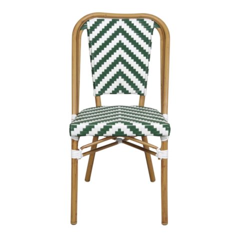 Chaise tapissée style contemporain, idéale pour brasseries et restaurants. Conçue pour un usage professionnel en intérieur.