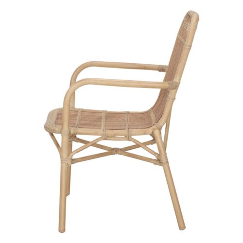 Chaise tapissée style contemporain, idéale pour brasseries et restaurants. Conçue pour un usage professionnel en intérieur.