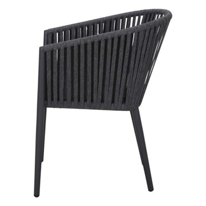 Chaise tapissée style contemporain, idéale pour brasseries et restaurants. Conçue pour un usage professionnel en intérieur.