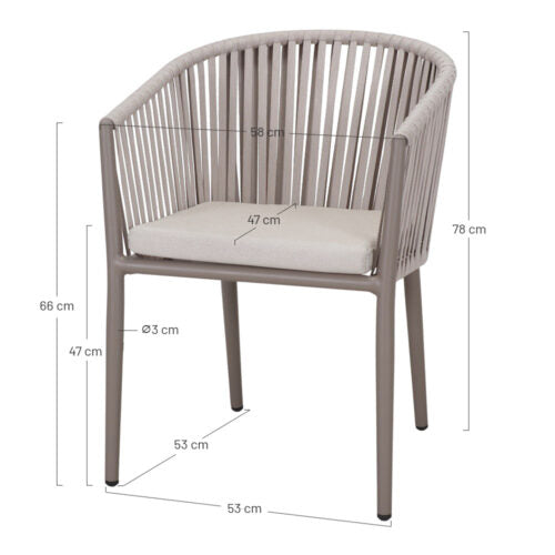 Chaise tapissée style contemporain, idéale pour brasseries et restaurants. Conçue pour un usage professionnel en intérieur.