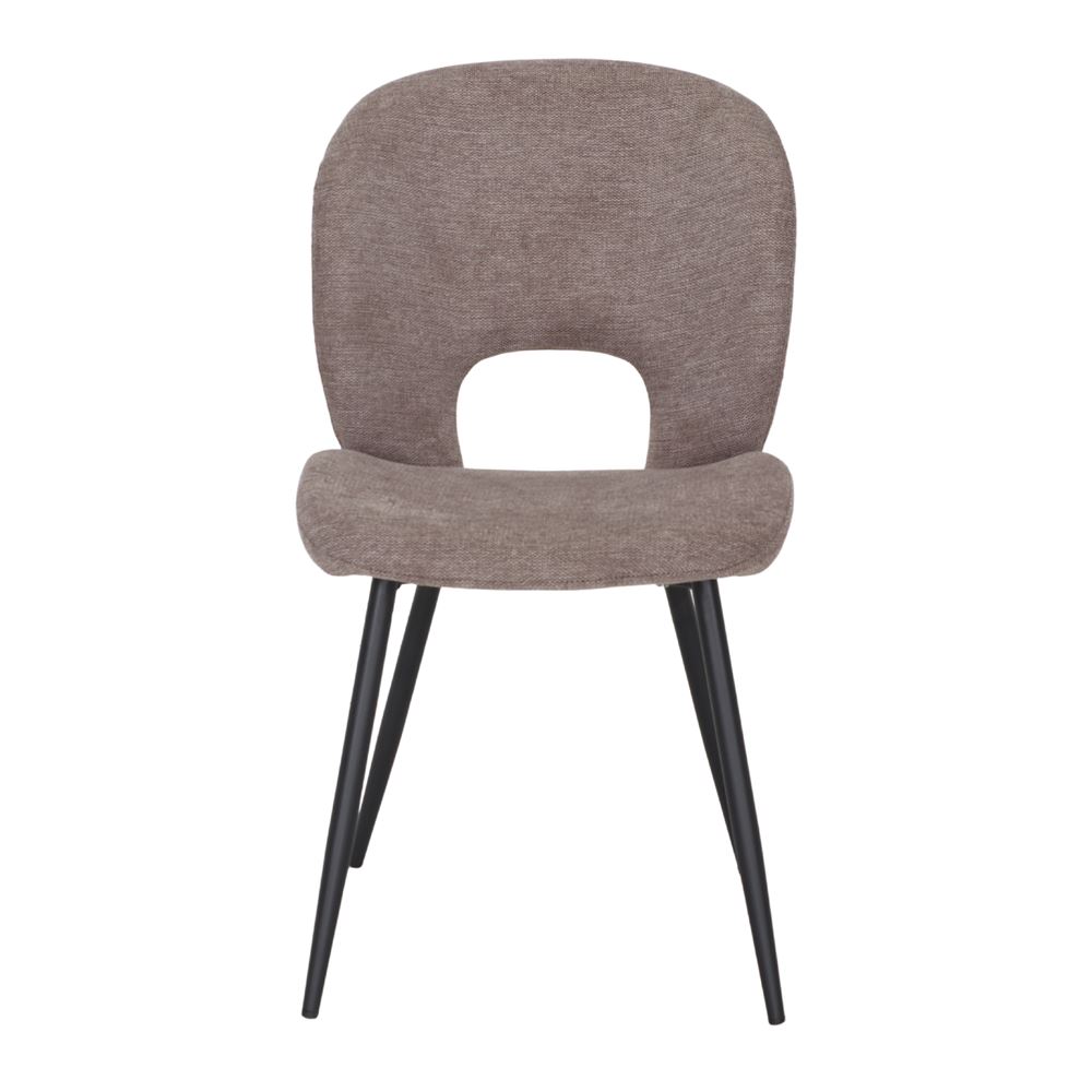 Chaise tapissée style contemporain, idéale pour brasseries et restaurants. Conçue pour un usage professionnel en intérieur.