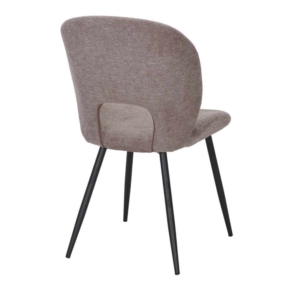 Chaise tapissée style contemporain, idéale pour brasseries et restaurants. Conçue pour un usage professionnel en intérieur.