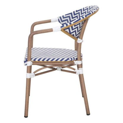 Chaise tapissée style contemporain, idéale pour brasseries et restaurants. Conçue pour un usage professionnel en intérieur.
